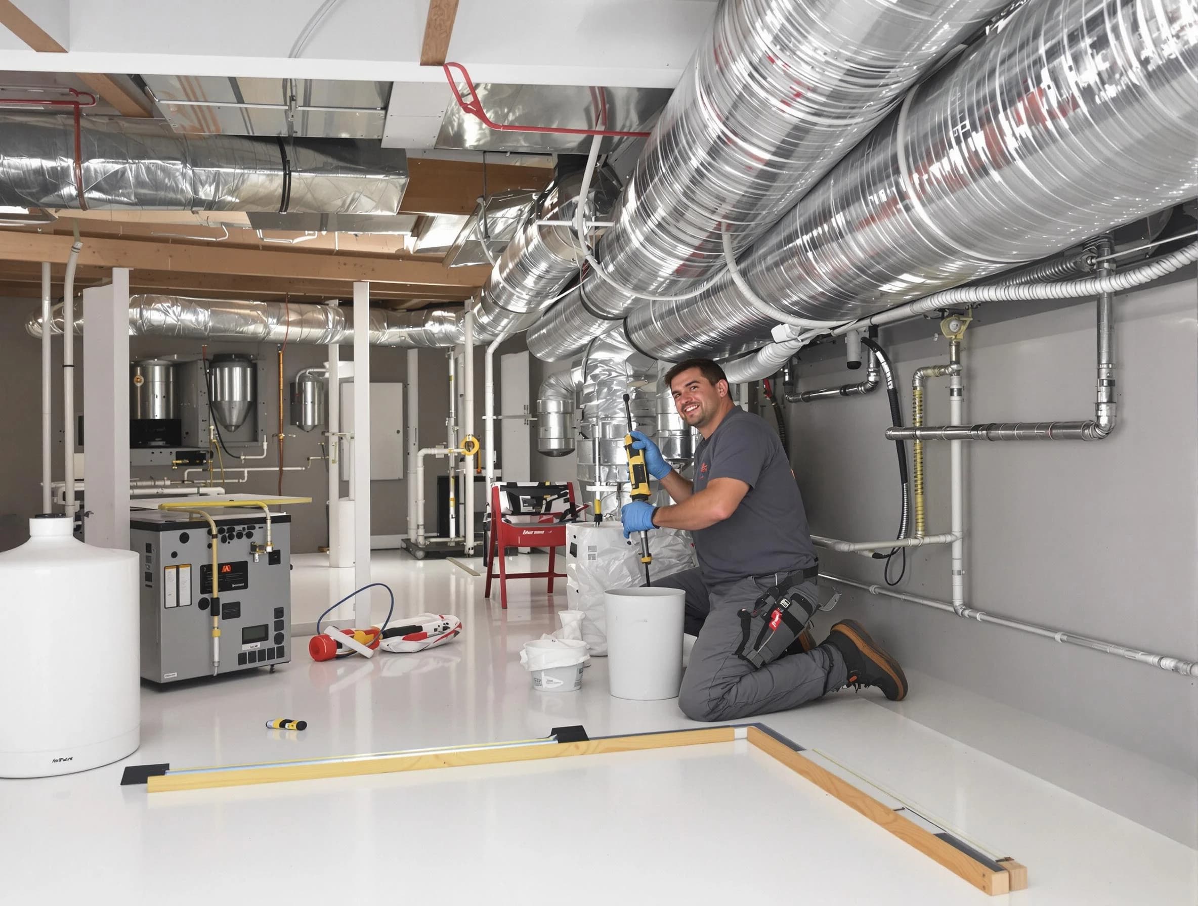 Professional duct sealing service by Woods Cross Air Duct Cleaning in Woods Cross