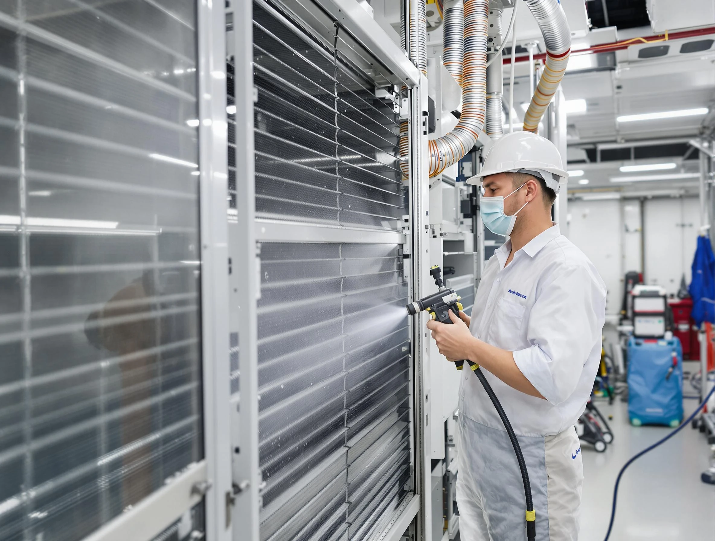 Professional AC coil cleaning by Woods Cross Air Duct Cleaning in Woods Cross