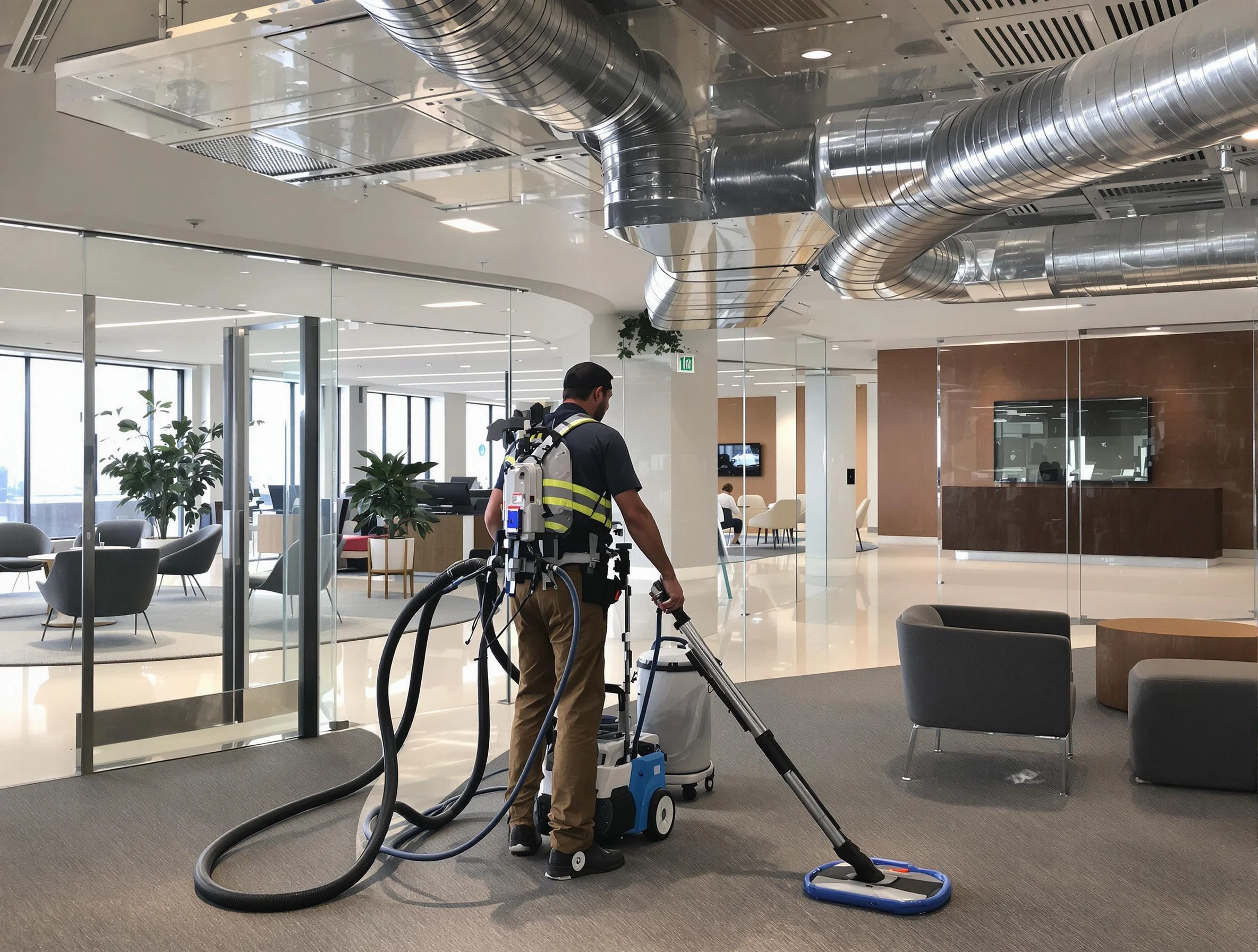 Commercial duct cleaning service by Woods Cross Air Duct Cleaning in Woods Cross