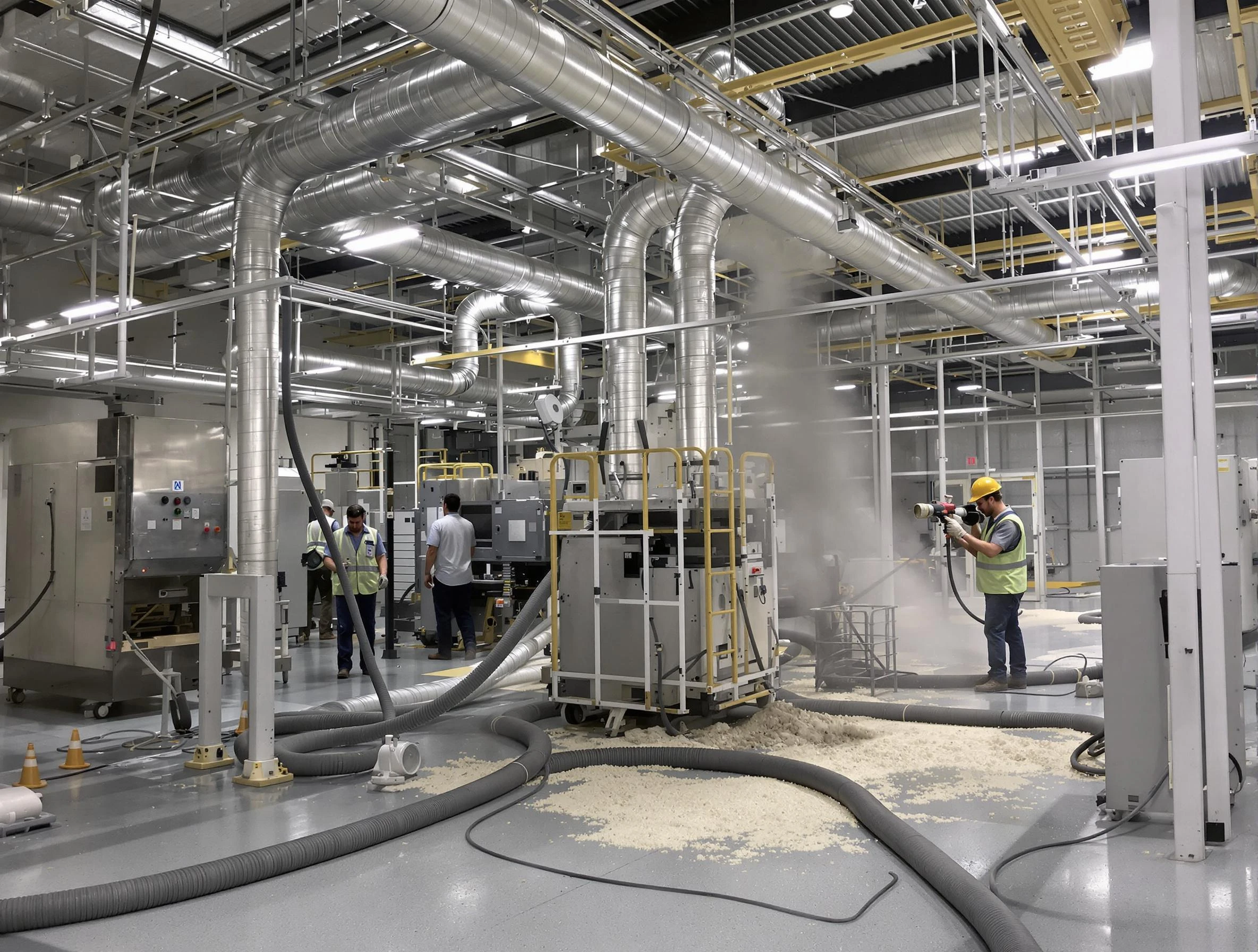 Heavy-duty industrial duct cleaning by Woods Cross Air Duct Cleaning in Woods Cross